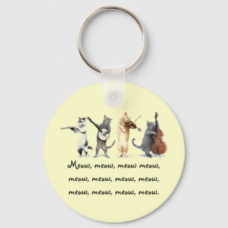 Key Chain / Singing Cats / Meow, Meow , Meow
