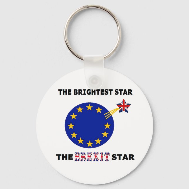 Key Chain The Brexit Star British Flag (Front)