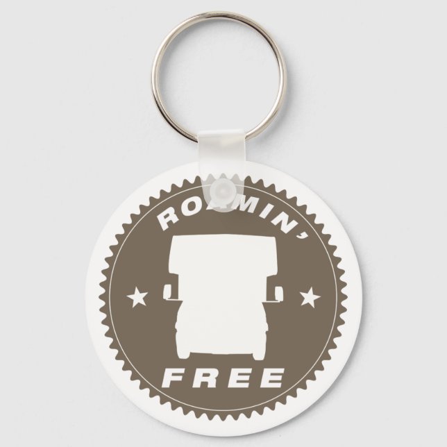 Key Chain to "Roamin' Free" Class C RV Travler (Front)