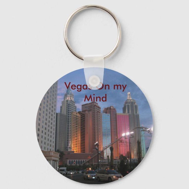 Key chain: Vegas On my Mind Key Ring (Front)