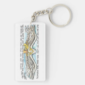 Key Chain with encouraging scripture