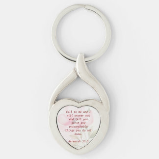 key chain with Jeremiah 33:3