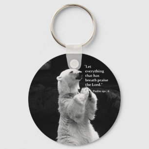 key chain with let everything that has breath