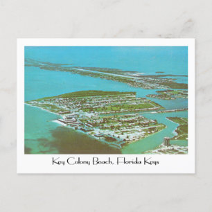 Key Colony Beach, Florida, in the 1970s Postcard