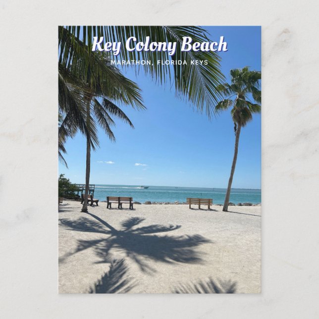 Key Colony Beach Marathon Florida Keys Postcard (Front)