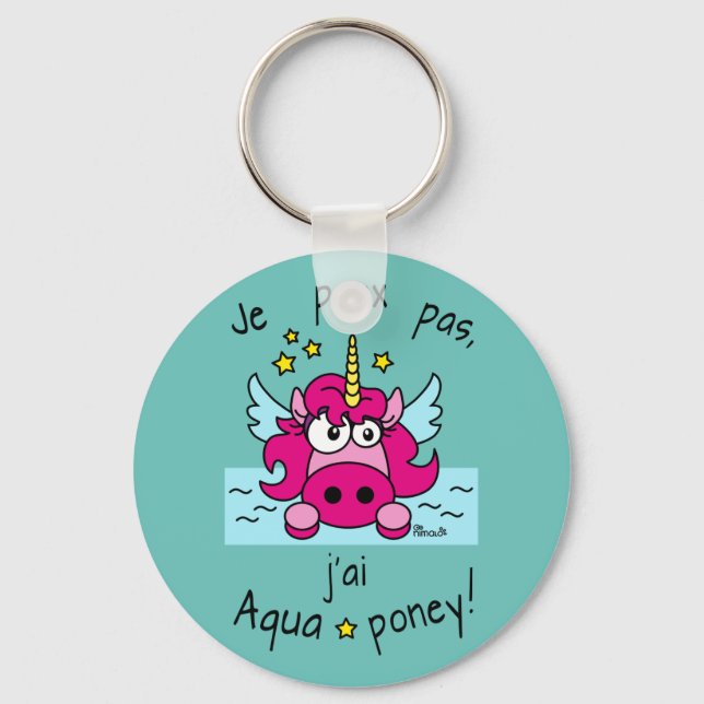 Key Door Licorne, Aquaponey Key Ring (Front)