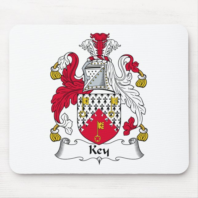 Key Family Crest Mouse Mat (Front)