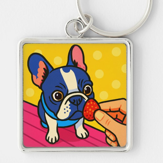 KEY HOLDER OF STRAWBERRY POP FRIENDLY FLAVOR RING (Front)