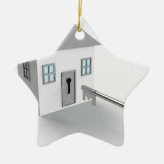 Key Home, Real Estate Agent, Selling Ceramic Tree Decoration
