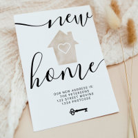 Key house beige minimal new home heart moving