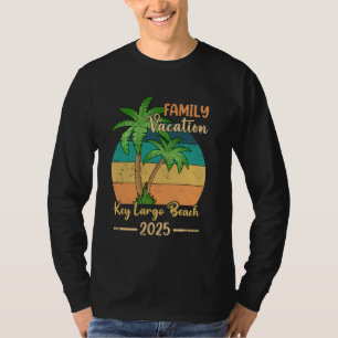 Key Largo Beach Florida Family Vacation 2025 Summe T-Shirt