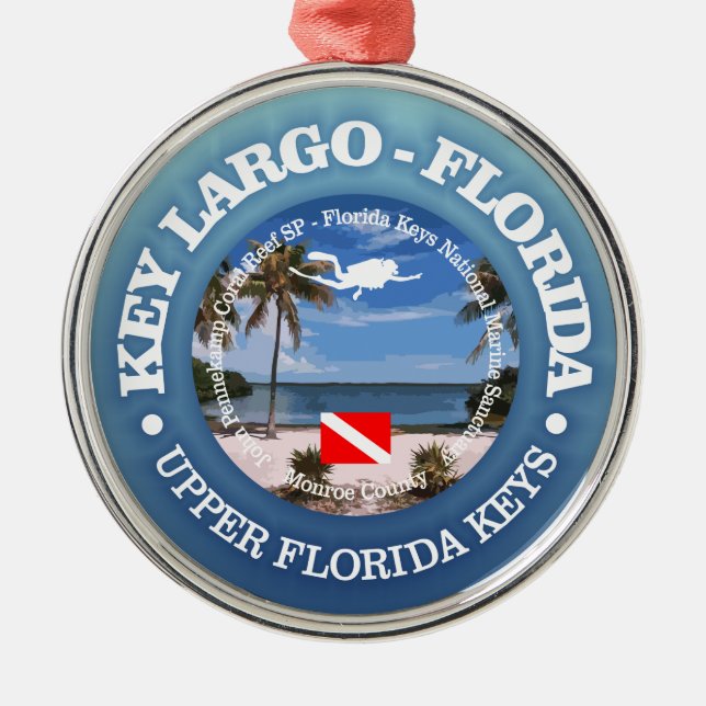 Key Largo (C) Metal Tree Decoration (Front)