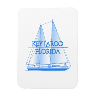 Key Largo Coastal Nautical Sailing Sailor Magnet