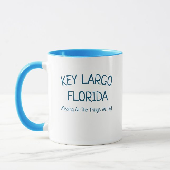 Key Largo Florida Coffee Mug (Left)