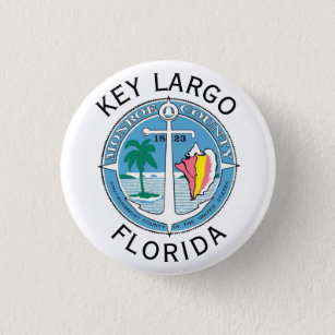 Key Largo - Florida Keys 3 Cm Round Badge