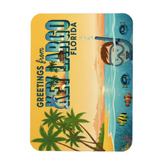 Key Largo Florida – Tropical Vacation Magnet