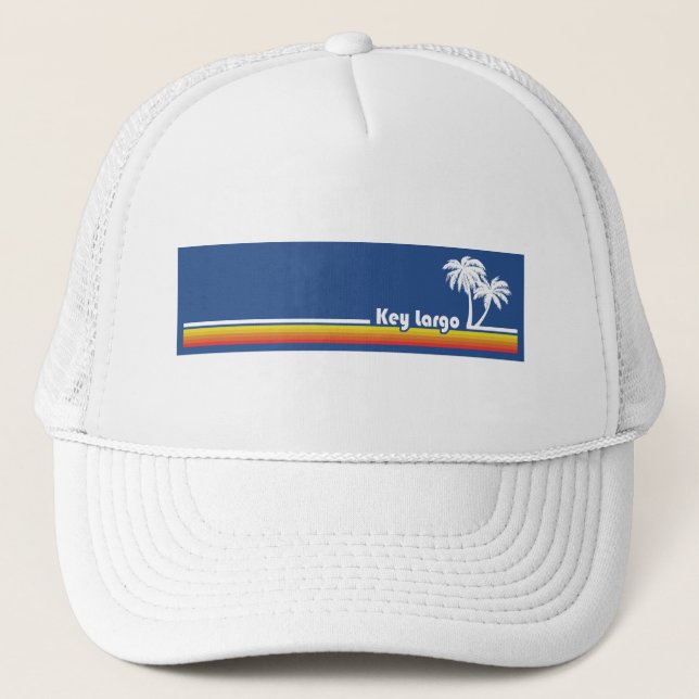 Key Largo Florida Trucker Hat (Front)