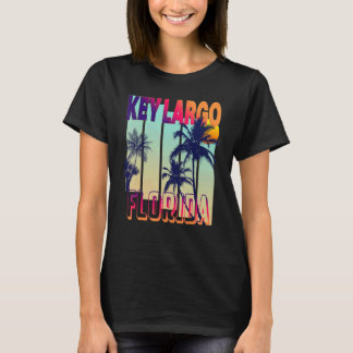 Key Largo Retro Vintage Style Palm Tree T-Shirt