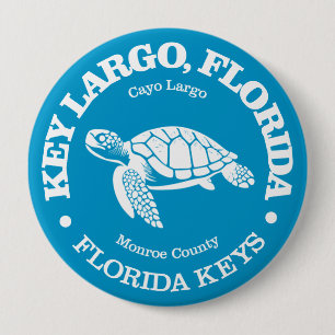 Key Largo (sea turtle) 10 Cm Round Badge