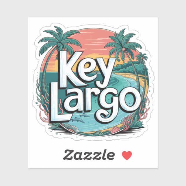 Key Largo Tropical Florida Beach Design (Sheet)