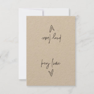 Key Lime Food Label Tent Card