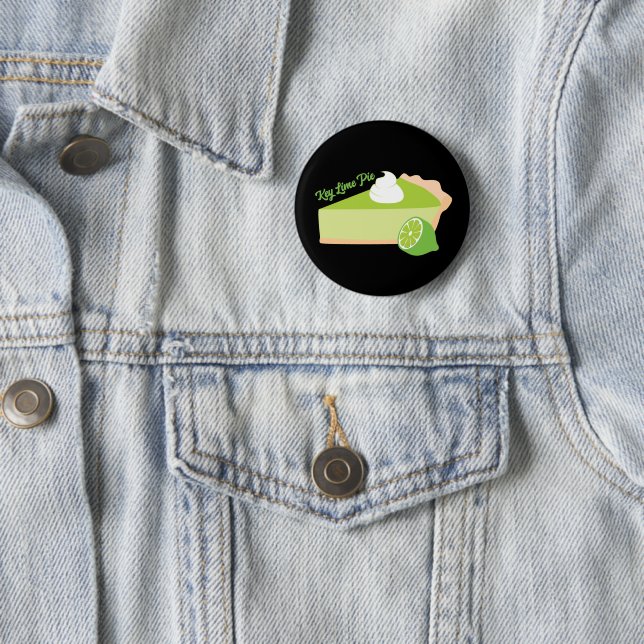 Key Lime Pie 6 Cm Round Badge (In Situ)