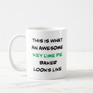 key lime pie baker, awesome coffee mug