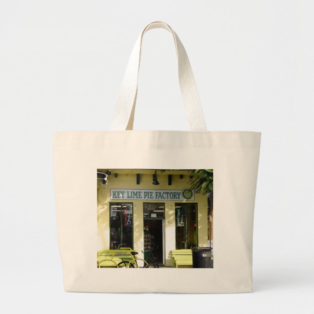 Key Lime Pie Large Tote Bag (Front)