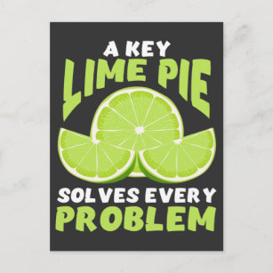 Key Lime Pie Lover Gift for Dessert Foodie Postcard