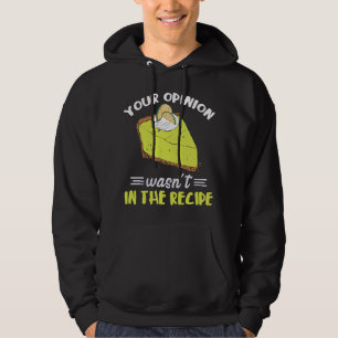 Key Lime Pie Your Opinion Lemon Pie Dessert Florid Hoodie