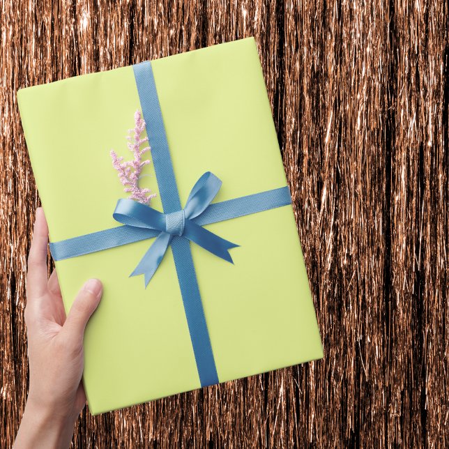 Key Lime Solid Colour Wrapping Paper (Creator Uploaded)