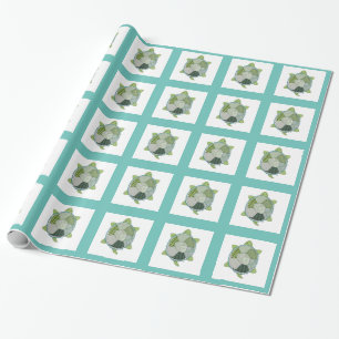 Key Lime Turtle Wrapping Paper
