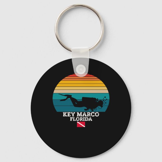 Key Marco US Island Diving Key Ring (Front)