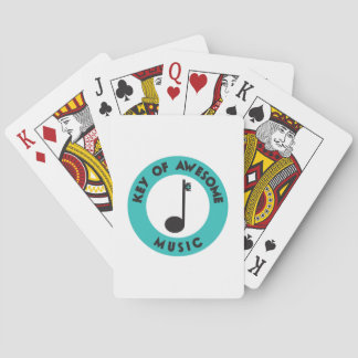 Key of Awesome Music Playing Cards