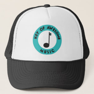 Key of Awesome Music Trucker Hat