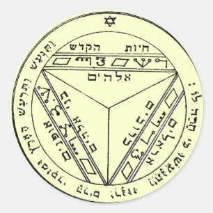 Key of Solomon 17 Classic Round Sticker
