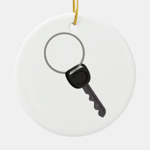Key on a Ring Ceramic Tree Decoration