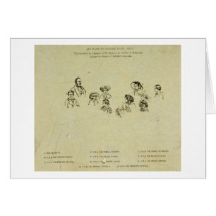 Key Plate to Portrait of the Royal Family at Osbor
