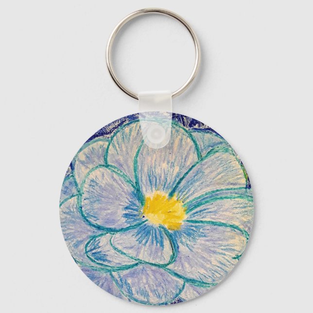 Key Ring Camellia 'Blue Danube' (Front)