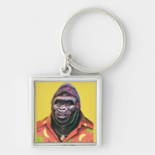 “Key Ring Vain Gorilla design” Key Ring