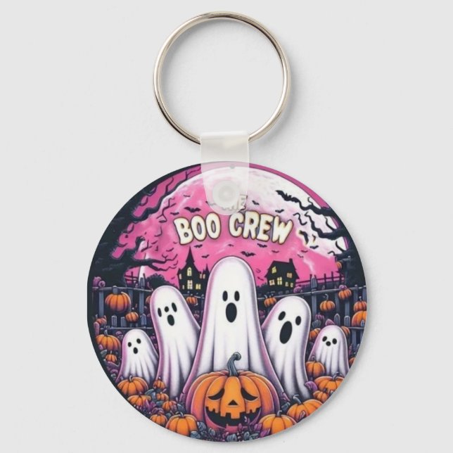  Key Rings Happy Halloween  (Front)