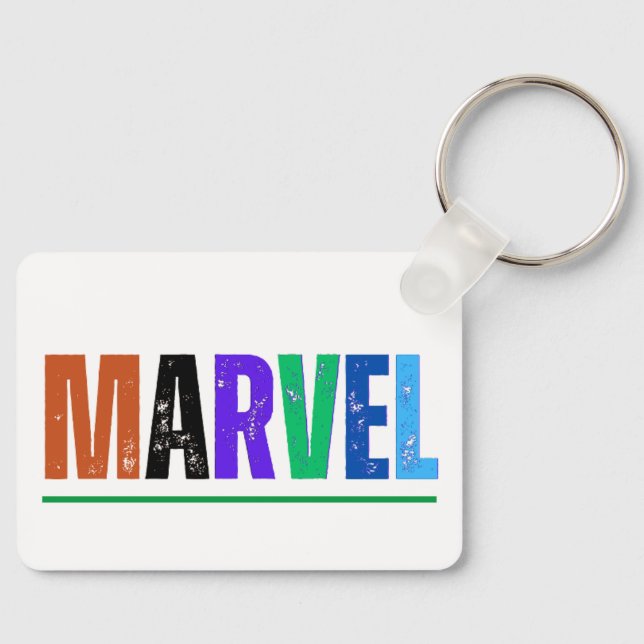 Key rings Marvel name print  (Front)