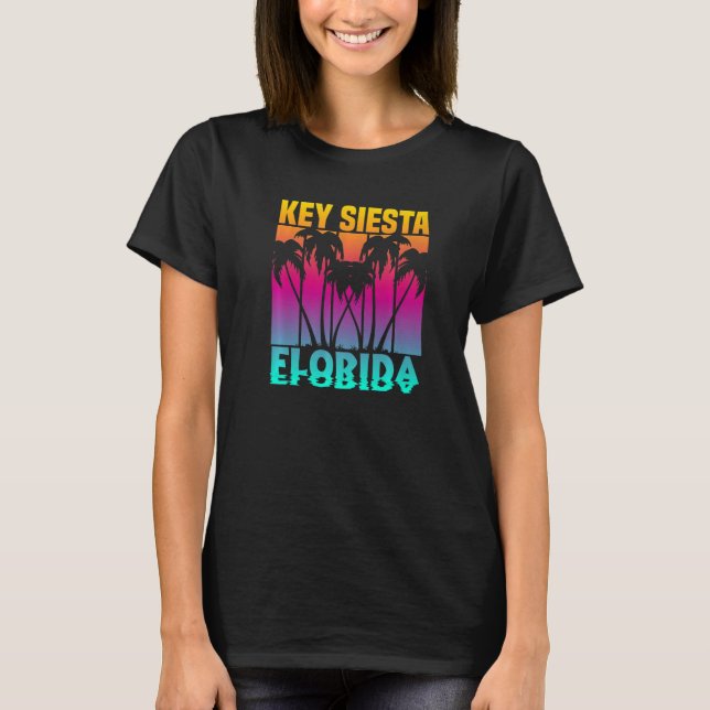Key Siesta Florida  3 T-Shirt (Front)