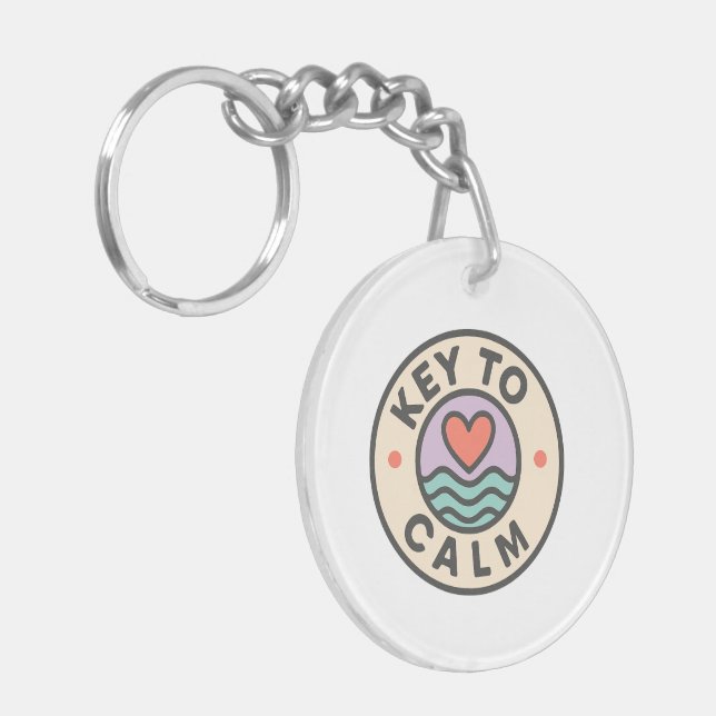 Key to Calm | School Support Thank You Gift Ring (Front Left)