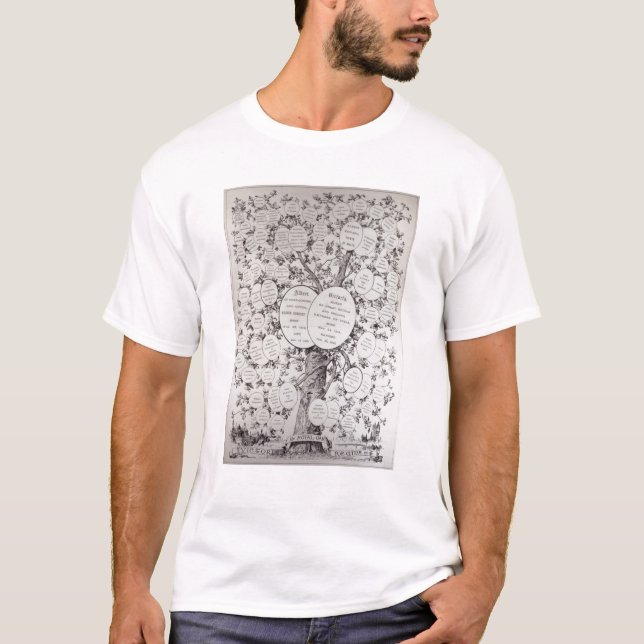 Key to Genealogical Tree T-Shirt (Front)