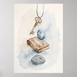 Key to Inner Wisdom Spiritual Wall Art