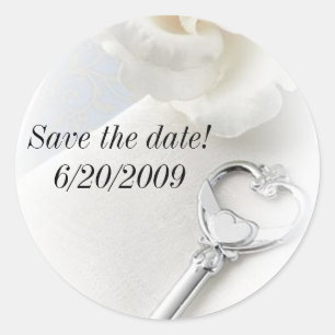 key to my heart classic round sticker