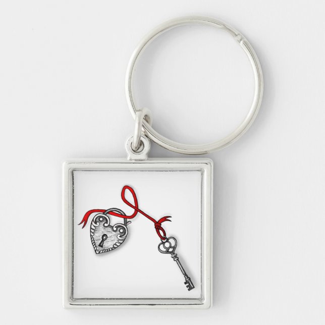 Key to my heart key ring (Front)