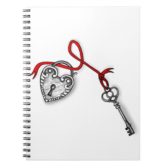 Key to my heart notebook (Front)