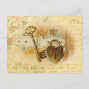 Key To My Heart Postcard